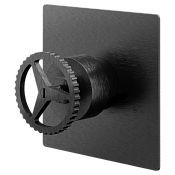 Remer Chrono Смеситель для душа встраиваемый, с встраиваемой частью, цвет: cromo nero spazzolato CH30QCFP