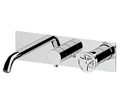 Remer Chrono Смеситель для ванны встраиваемый, излив, лейка, с встраиваемой частью, цвет: cromo CH54D2