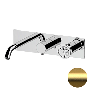 Remer Chrono Смеситель для ванны, 3 потребителя, с внутренней частью, цвет: oro spazzolato CH54D3BG