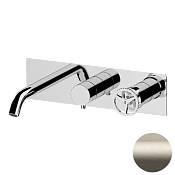 Remer Chrono Смеситель для ванны встраиваемый, 3 потребителя, с внутренней частью, цвет: visual inox CH54D3XV