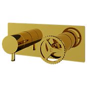 Remer Chrono Смеситель для ванны встраиваемый 3 потребителя, с встраиваемой частью, цвет: oro lucido CH93ZDO