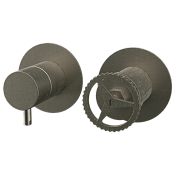 Remer Chrono Смеситель для ванны встраиваемый, 3 потребителя, с внутренней частью, цвет: visual inox CH93ZPXV