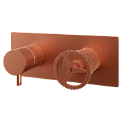 Remer Chrono Смеситель для ванны, 3 потребителя, с внутренней частью, цвет: rame spazzolato CH93ZRP