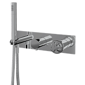 Remer Chrono Смеситель для ванны встраиваемый, 3 потребителя, с встраиваемой частью, цвет: cromo CH97D3