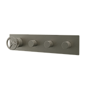 Remer Chrono Смеситель для ванны встраиваемый, 3 потребителя, с внутренней частью, цвет: visual inox CH98D3XV