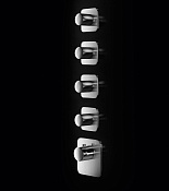 Almar High Flow Kuky Термостат для душа, внешняя часть на 4 потребителя, цвет: chrome E180004.CR