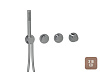 Almar Push Round Термостат для душа, внешняя часть на 2 потребителя, цвет: brushed copper E180433.CO316