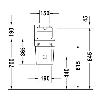 Duravit Vero Крышка для писсуара, цвет: белый глянцевый 61510000