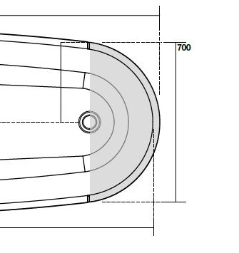 Kerasan Aquatech Деревянная полка для ванны из тикового дерева 3751