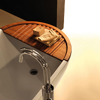 Kerasan Aquatech Деревянная полка для ванны из тикового дерева 3751