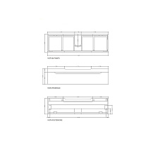 Kerasan Inka Project Панель керамическая накладная для раковины 52x52 см, исполнение Arte 1 341833 Arte 1