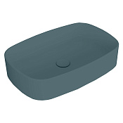 Simas Agile Раковина чаша 60х40 см, без перелива и отверстия под смеситель, цвет: navy matt FO04 navy matt