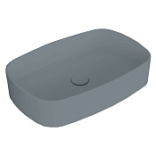 Simas Agile Раковина чаша 60х40 см, без перелива и отверстия под смеситель, цвет: cemento matt FO04 cemento matt