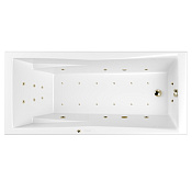 Whitecross Palace Ванна гидромассажная Ultra 180х80 см, на каркасе, цвет: белый глянцевый 0104.180080.100.ULTRA.BR