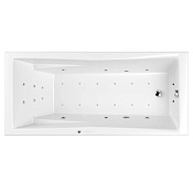 Whitecross Palace Ванна гидромассажная Ultra 180х80 см, на каркасе, цвет: белый глянцевый 0104.180080.100.ULTRA.CR