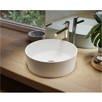 Whitecross Agate Раковина чаша d40,5 см, без перелива, цвет: белый матовый 0701.040040.200