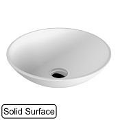 Whitecross Jade Раковина чаша d40,5 см, без перелива, цвет: белый матовый 0703.040040.200