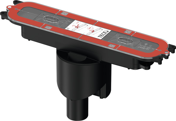 Tece Drainprofile Сифон для линейного трапа из пластика, вертикальный 673003