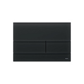 Tece Square Кнопка смыва для унитаза, стекло, цвет: черный сатинированный 9240825