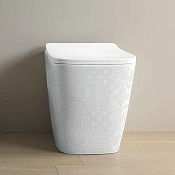 Artceram A16 Приставной унитаз 36x52,5x42h см, цвет: белый cementina ASV002 01 86