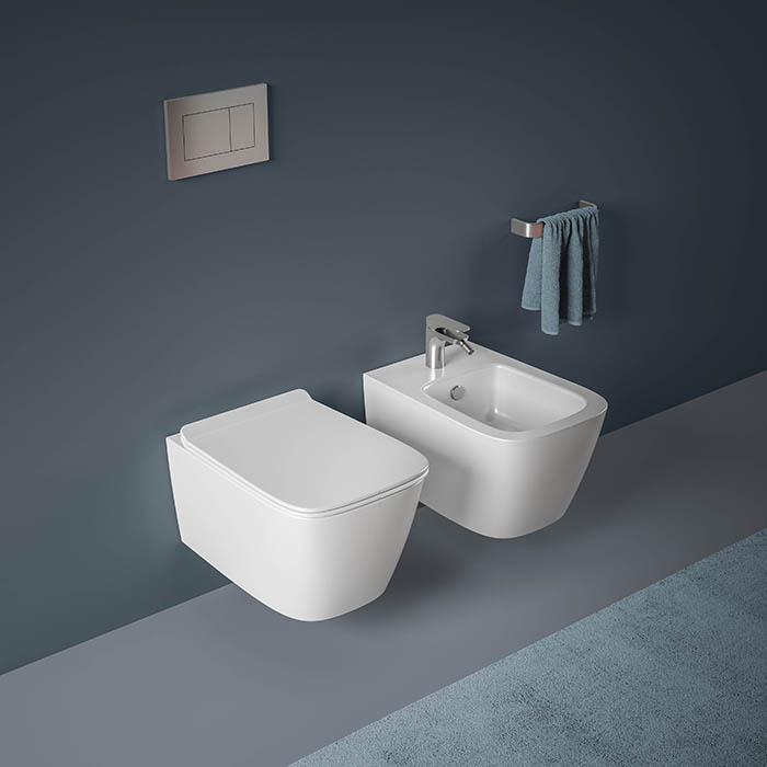 ArtCeram A16 Унитаз подвесной 36x52 см, смыв торнадо, покрытие Saniglaze, цвет: glossy white ASV006 01 00