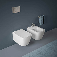 ArtCeram A16 Унитаз подвесной 36x52 см, смыв торнадо, покрытие Saniglaze, цвет: glossy white ASV006 01 00