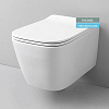 ArtCeram A16 Унитаз подвесной безободковый 36x52 см, покрытие Saniglaze, цвет: matt white ASV006 05 00