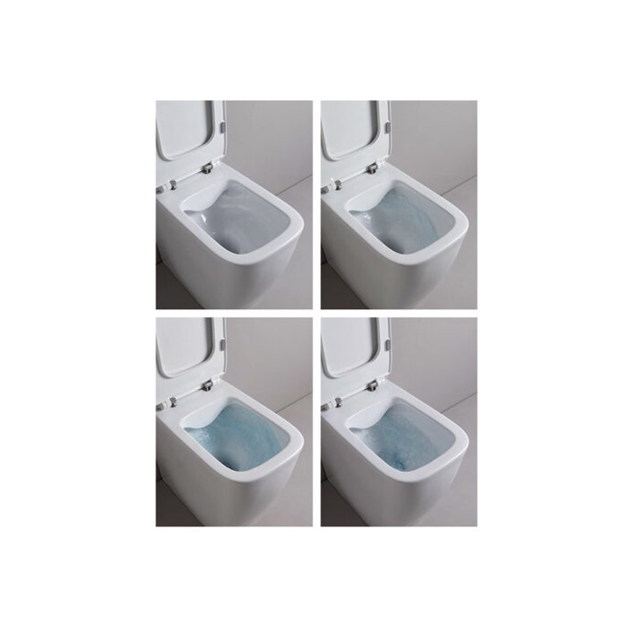 ArtCeram A16 Унитаз подвесной безободковый 36x52 см, покрытие Saniglaze, цвет: matt white ASV006 05 00