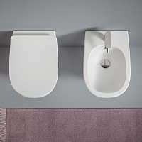 ArtCeram Ten Унитаз подвесной безободковый 36x52 см, цвет: matt white TEV006 05 00