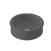 ArtCeram Brera Раковина чаша d43x15h см, без перелива, цвет: matt black BRL001 17 00