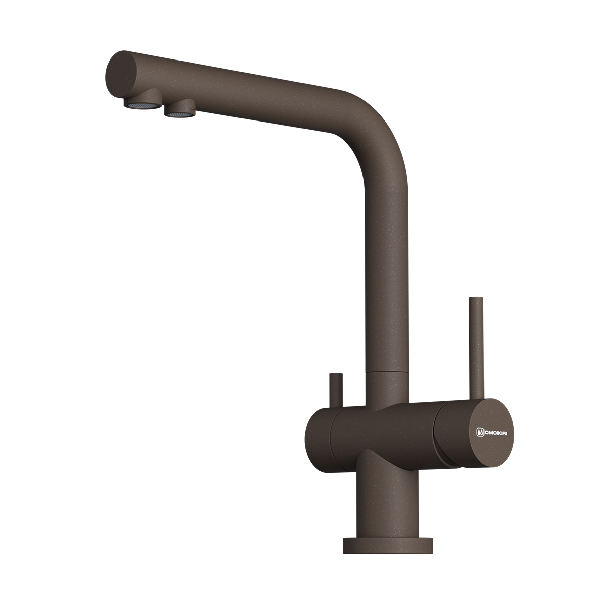 Omoikiri Nagano-P ES Смеситель для кухни без гибк. излв, с возм. подкл. фильтр, цвет: espresso 4994500