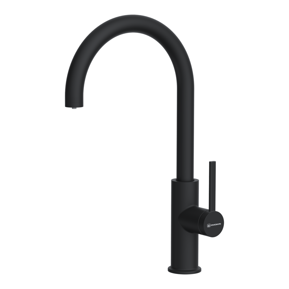 Omoikiri Okawa 2 Plus GB Смеситель для кухни без гибк. излв, с возм. подкл. фильтр, цвет: графит 4994551