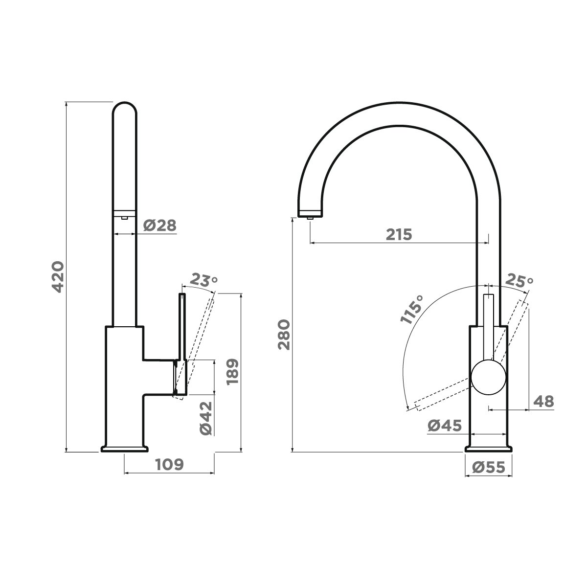 Omoikiri Okawa 2 Plus LG Смес. для кухни без гибк. излива и возм. подлк. фильтр, цвет: светлое зол. 4994552