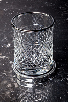 Boheme Murano Cristal Стакан настольный, стеклянный полупрозрачный, цвет: chrome 10217