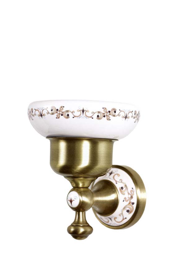 Boheme Provanse Мыльница с керамической чашей, подвесная, цвет:  bronze 10803