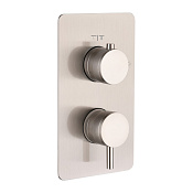 Boheme Cell Смеситель однорычажный, встраиваемый, 2 потреб., с внут. частью, цвет: nickel brush 135-2-NB