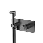Boheme Stick Linea Гигиенический душ со смесителем и встраиваемой частью, цвет: gun metall 127-GM.3