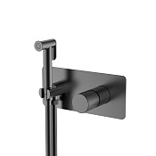 Boheme Stick Spirale Гигиенический душ со смесителем и встраиваемой частью, цвет: gun metall 127-GM.4