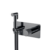 Boheme Stick Linea Гигиенический душ со смесителем и встраиваемой частью, цвет: shine gun metall 127-SGM.3