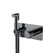 Boheme Stick Spirale Гигиенический душ со смесителем и встраиваемой частью, цвет: shine gun metall 127-SGM.4