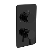 Boheme Cell Смеситель термостатический встраиваемый, 3 потреб., внутр. часть, цвет: shine gun metall 135-3-SGM