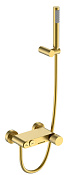 Boheme Stick Touch Смеситель для ванны с душевым комплектом: ручной душ, шланг, цвет: matt gold 123-MG.2
