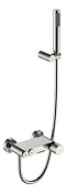 Boheme Stick Diamond Смеситель для ванны с душевым комплектом: ручной душ, шланг, цвет: nickel brush 123-NB