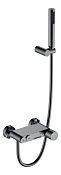 Boheme Stick Diamond Смеситель для ванны с душев. набором - ручн. душ, шланг, цвет: shine gun metall 123-SGM