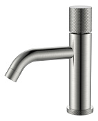 Boheme Stick Touch Смеситель для раковины длина излива 13,5 см, без дк, цвет: nickel brush 121-NB.2