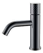 Boheme Stick Diamond Смеситель для раковины длина излива 13,5 см, без дк, цвет: shine gun metall 121-SGM