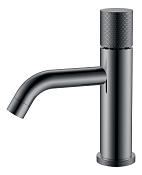 Boheme Stick Touch Смеситель для раковины длина излива 13,5 см, без дк, цвет: shine gun metall 121-SGM.2