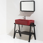 Simas Hop Раковина чаша 80х50 см, с переливом, цвет: rubino HOP80 RUBINO