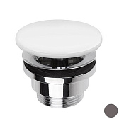 Simas Flaminia Донный клапан универсальный с керамической крышкой. цвет: grafite PLCE grafite