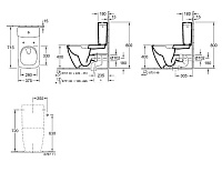 Villeroy & Boch Venticello Бачок для унитаза, цвет: Альпийский белый глянцевый 57071101